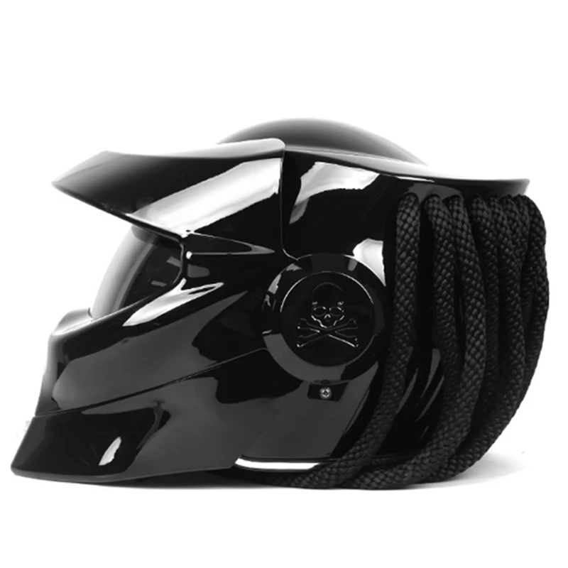 Gold Supplier China Safety Custom Predator Motorcycle Helmet