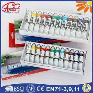 Good quality 12colors non-toxic artist water color