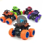 Green Kids Cars Toys Monster Truck Inertia SUV Friction Power Vehicles Baby Boys Super Cars Blaze Truck Children Gift Toys Truck