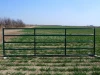 Green Round Tube Livestock Fence Panels For Cattle Horse