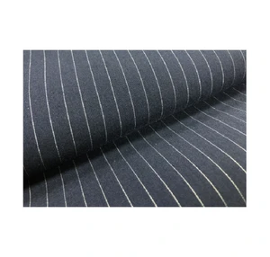 Grey and white Stripe Spandex  Rayon Fabric For Fitness Leggings