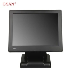 GS-1530II GSAN 15 inch LED 5 Wire Resistive Touch Screen Monitor