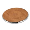 Guangdong factory wholesale custom logo wood wireless charger