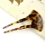 Import Hair Stick Long Hair Accessory 2 Prongs Minimalist Acrylic Cellulose Acetate Tortoiseshell Hair Fork from China