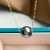 Import Haiyang cheap wholesale new style18k solid gold mother of pearl black seawater tahitian pearl pendent necklace jewelry gifts from China