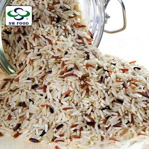 Halal Food  ecoBrown&#039;s Unpolished Mixed Wholegrain Rice - Brown Rice,Red Rice, Black Rice