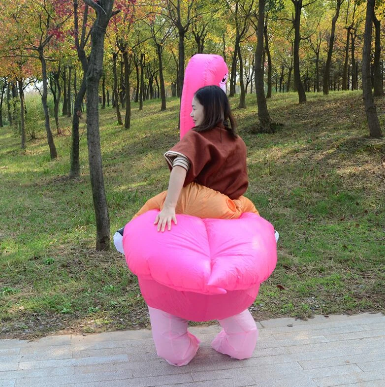 Halloween Flamingo Inflatable Costume Christmas Event Realistic Cartoon Doll Party Costume