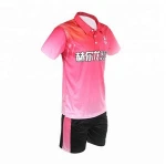 Healong Sportswear Fully Sublimated Custom Wholesale Badminton Wear For Women