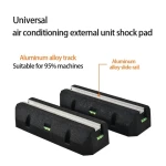 Heavy Duty Air Conditioner Parts Outdoor Hvac Ac Bracket Air Conditioner Stand Non Slip Rubber fix it Feet