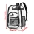 Import Heavy Duty Clear Backpack, Large PVC Plastic See Through School Bookbag Transparent Casual Daypacks for Men Women from China