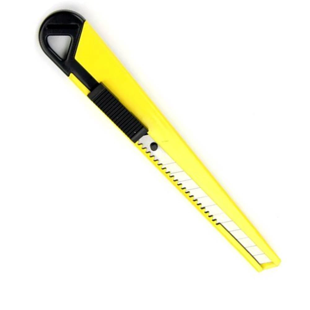 Heavy Metal Blade Rail Utility Knife Safety Handle Utility Paper Cutter Knife