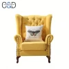 high back living room accent chair