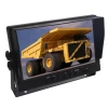 High definition desktop 9 inch car display 2ch 1024*600 screen car lcd reverse rear view camera monitor with 2 AV input for bus