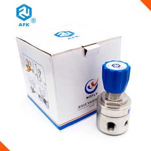 High Flow SS316 Pressure Regulator Single Stage Diaphragm Structure CE Approved