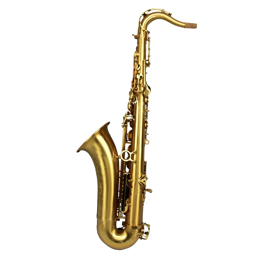 High Grade dark gold lacquer color polished  Tenor Saxophone