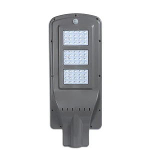 High lumens waterproof Ip65 outdoor 20w 40w 60w 80w 100w all in one solar LED Street Lights