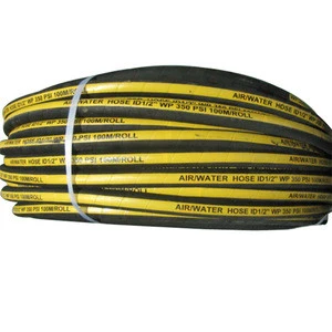 High pressure air water oil fuel industry hose PVC rubber air water hose