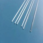 High purity clear quartz glass solid cylinder rod for sale