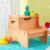Import high quality 2 steps wooden step stool for kids toddlers  folding stool  learning towers from China