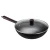 Import High quality 32/34cm black steel iron steel wok with wooden handle from China