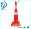 High Quality 900mm Height PVC Traffic Cone with Reflective Tapes for roadway safety