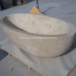 High Quality Beige Marble Bathtub Stone Bath Tub