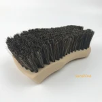 High Quality Car Washing Polish Brush Horse Hair Brush Natural Leather  Soft Polishing Tool Cleaning Brush