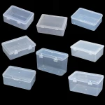 High Quality Custom Made Fantastic Clear PP Plastic Storage Hinged Screw Bin Box