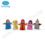 High Quality Cute Rubber Family Animal Kids Finger Puppet