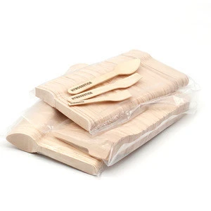 High Quality Disposable Eco-friendly Wooden biodegradable ice cream spoon