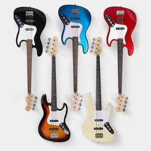 High quality electric bass Creamy factory price wholesale OEM Amuky professional Bass 4 strings instruments