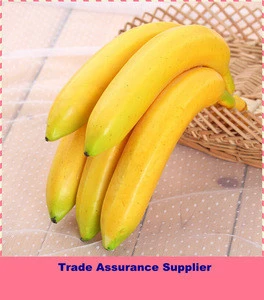 High quality for Artificial fake fruits of banana/Simulation/Synthetic banana fruits props for holiday decoration