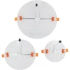 High quality indoor lighting Aluminum surface mounted 6w+6w round LED panel light