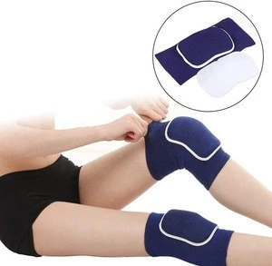 High quality knee knitting pads professional boxing training safety MMA sports elastic soft protective sponge made in pakistan