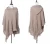 Import high quality knitted cashmere shawl ladies multi colors acrylic cashmere poncho cape shawl from China