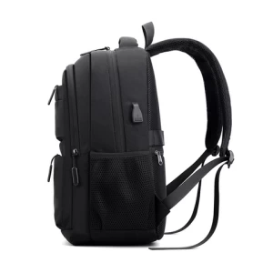 High Quality Large Capacity Business Nylon Waterproof Anti-theft Laptop Backpack with USB Charger