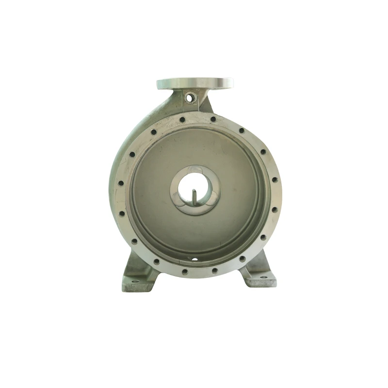 High quality lost wax investment casting steel pump housing