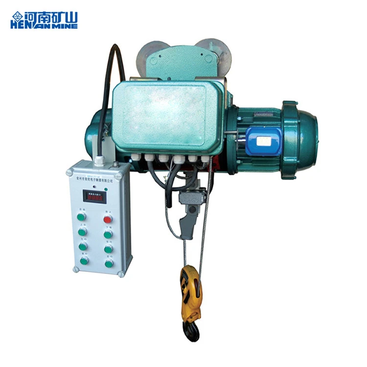 High Quality Manufacturer Remote Control Electric Hoist / Telpher With 5 tons