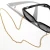 Import High quality metal aluminum eyewear chain linked sunglasses holder cord glasses chain gold plated from China