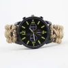 High Quality Military Parachute Cord Survival Outdoor Watch