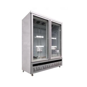 High quality mobile adjustable shelves transparent glass door home fridge bottom unit freezer wine refrigerator