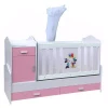 High-Quality Multifunctional Baby Crib Removiable Baby Cot Wooden Kids Bed Baby Playpens