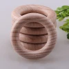 High Quality Natural Beech Wood Teething Ring Baby Chewable Wood Accessories