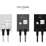 High Quality Nylon Braided Fast Charging USB Type-C Cable for Mobile