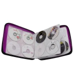 High Quality Outer Pp& Inner Non Woven Dvd Case Plastic Box Pp Dvd Storage Case Cd Case Bag