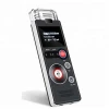 High quality PCM recording 1536kbps dual microphone voice activated digital sound recorder with FM radio function