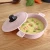 Import high quality porcelain color glazed pot ceramic soup tureen ladle with handle from China