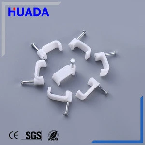 High quality pvc round nail cable clip