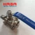 Import High Quality Stainless Steel 304/ 316 Female Thread 3 PC Ball Valve from China