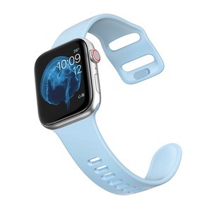 High quality  strap for smart apple watches bands 44mm liquid silicone watch band